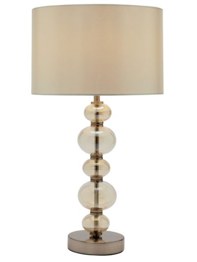 Collection - Pebble Glass - Table Lamp - Champagne